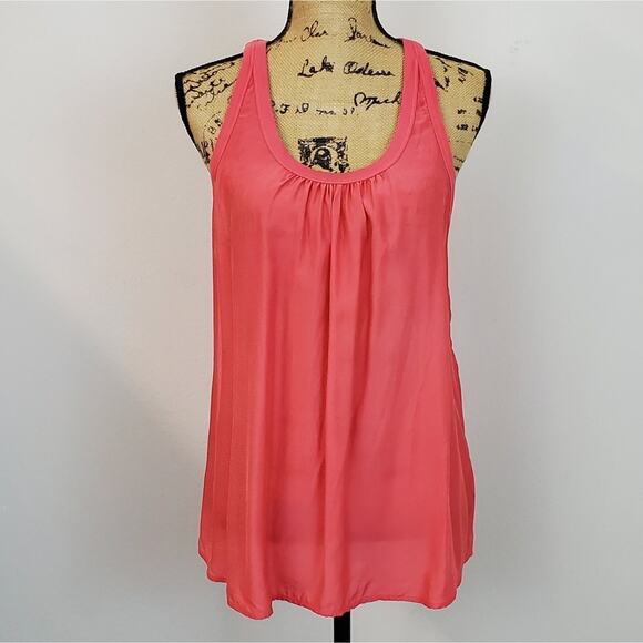 Lucky Brand silk tank sz L - Picture 1 of 4